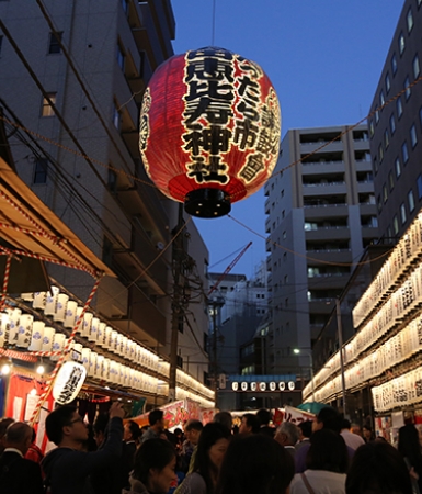 べったら市の露店の写真