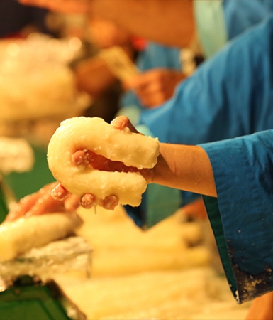 べったら市の露店の写真