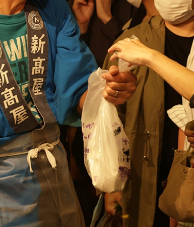 べったら市の露店の写真